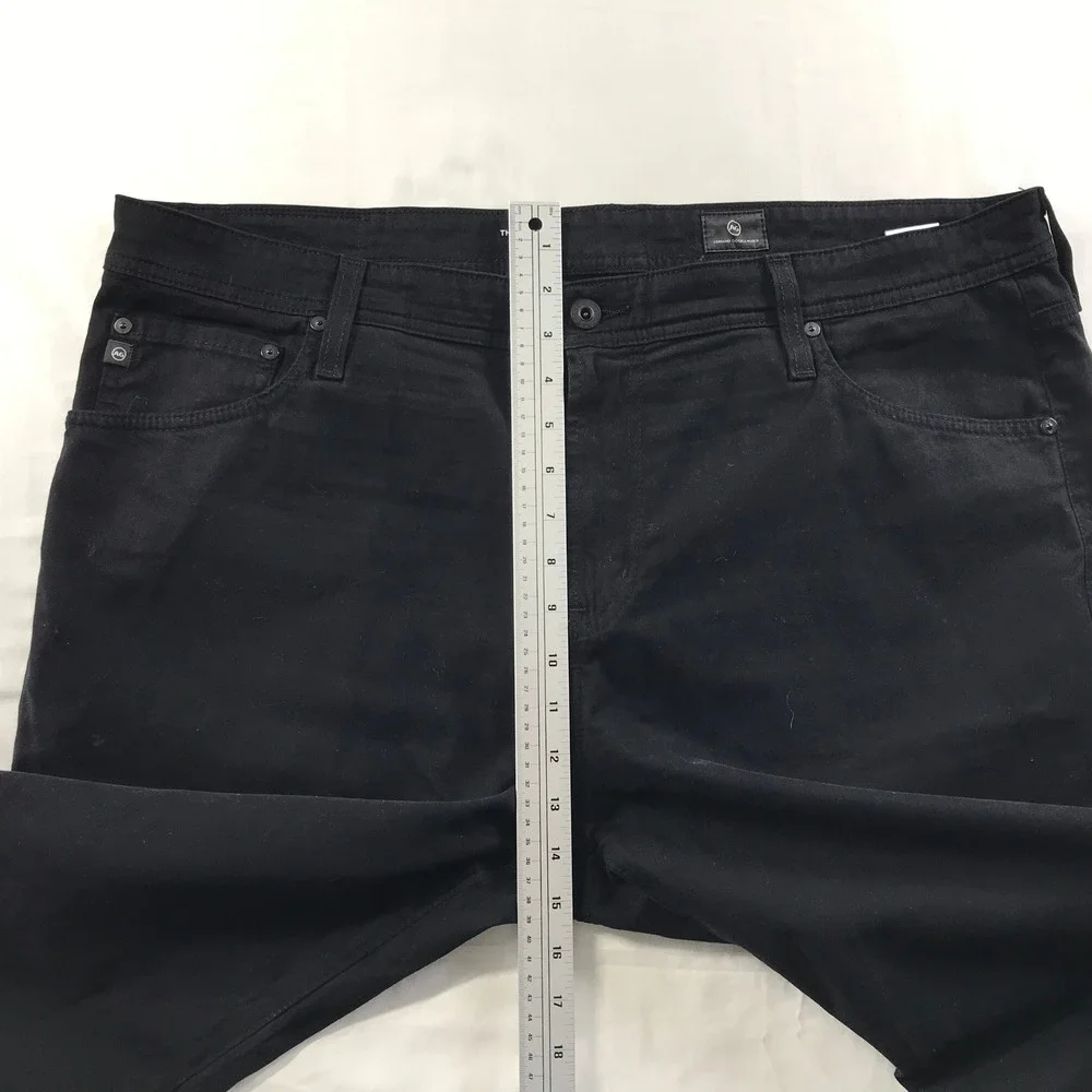AG Adriano Goldschmied The Everett Slim Straight Black Pants 40x32 1794SUDSBA 32